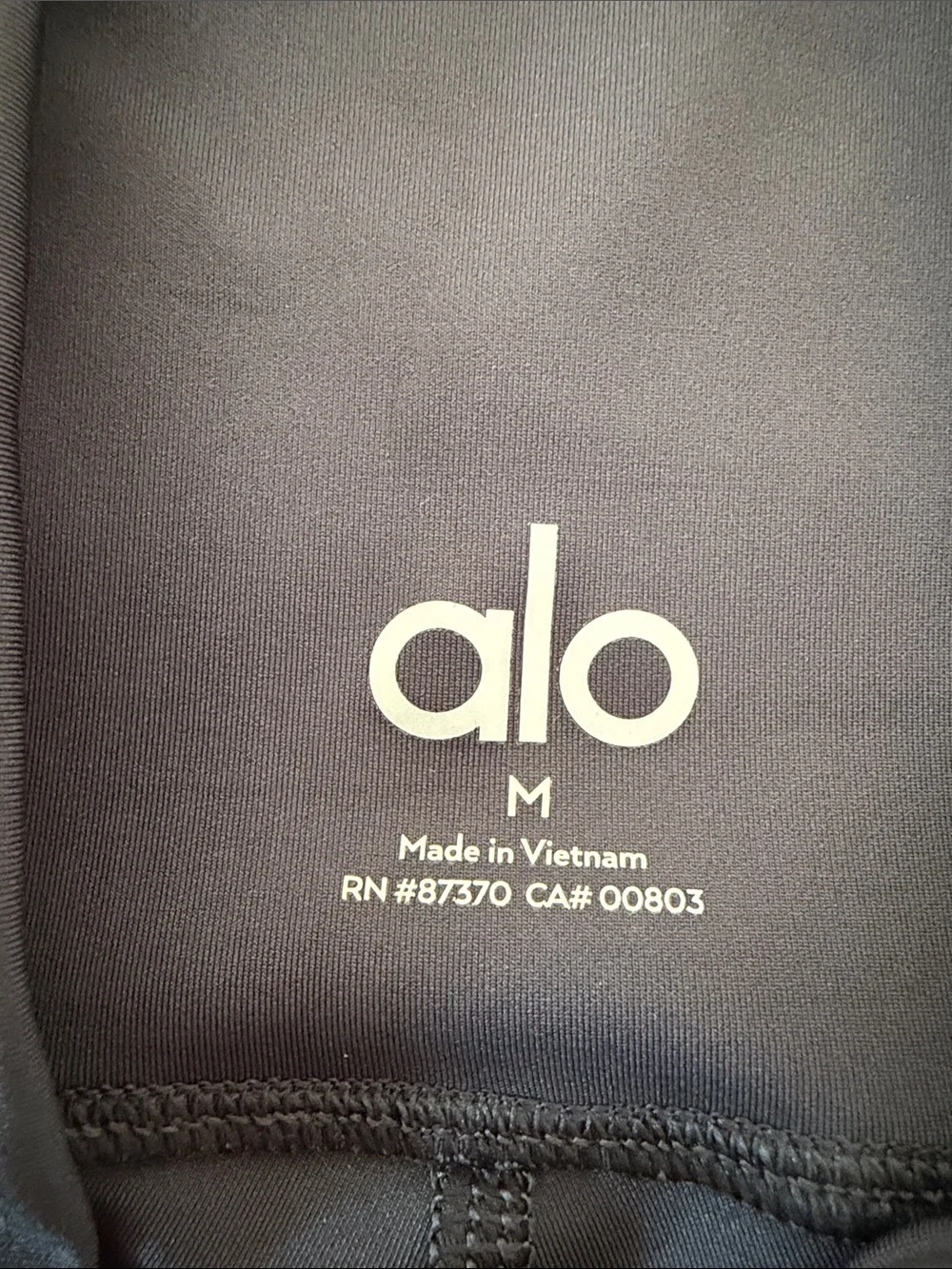 Dark grey womens ALO leggings